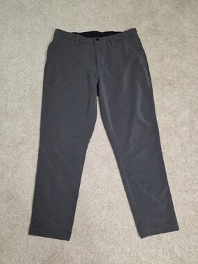 Zella Men's Charcoal Gray Chinos - Classic Straight